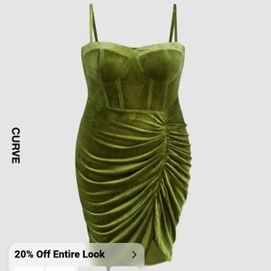 Velvet Cider Bombshell Dress